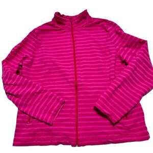 Jones New York Pink Striped Jacket
